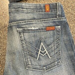7FAMK flare jeans hardly worn size 31 Apocket